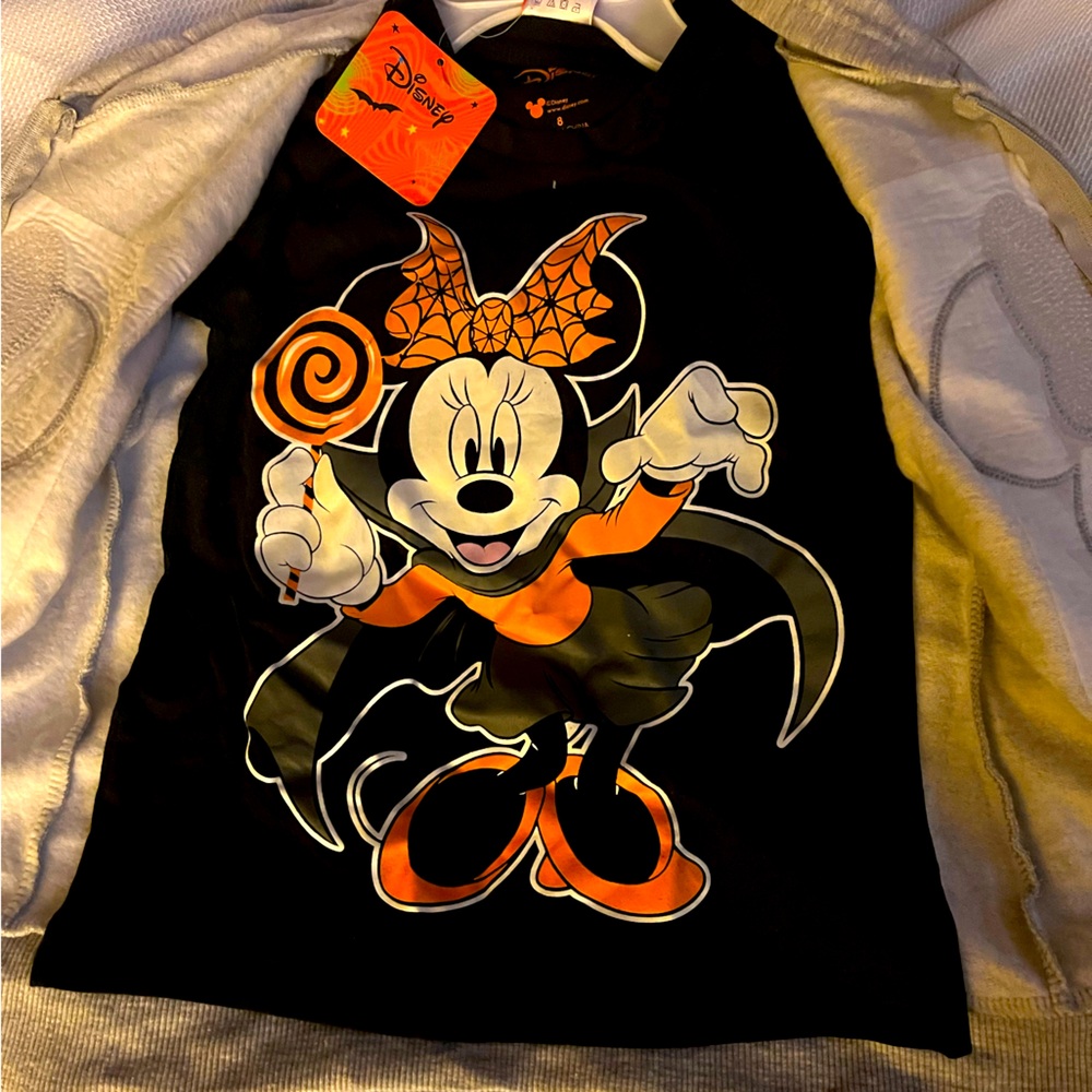 Disney Minnie Mouse HALLOWEEN themed 3 piece set | Little girls size 8